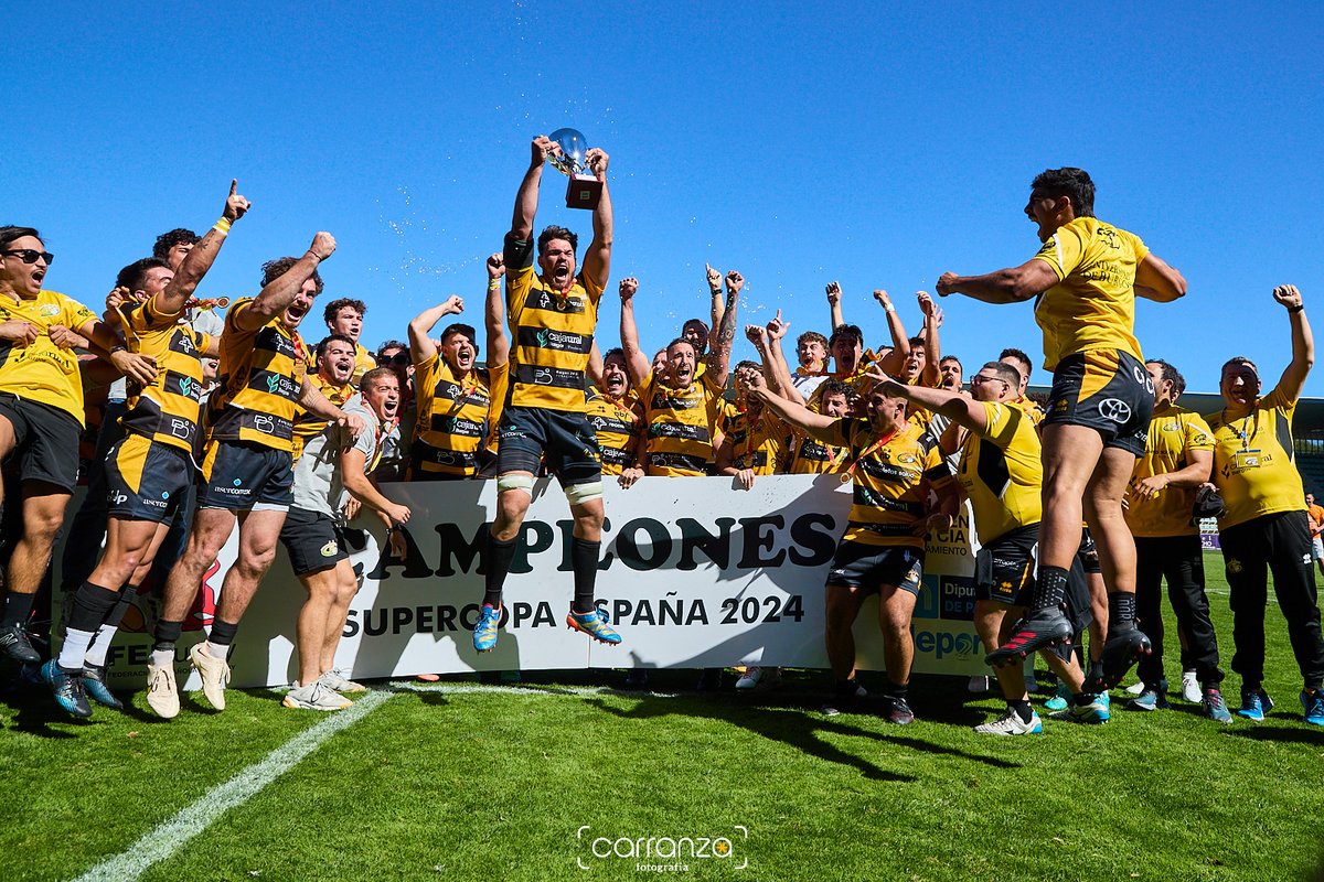 Enhorabuena para <a href="/RugbyAparejos/">Recoletas Burgos 2031 - Caja Rural</a> por su victoria ante <a href="/VRAC/">🧀 VRAC 🧀</a> en la Supercopa 2024 <a href="/DHFerugby/">División de Honor de Rugby</a>
