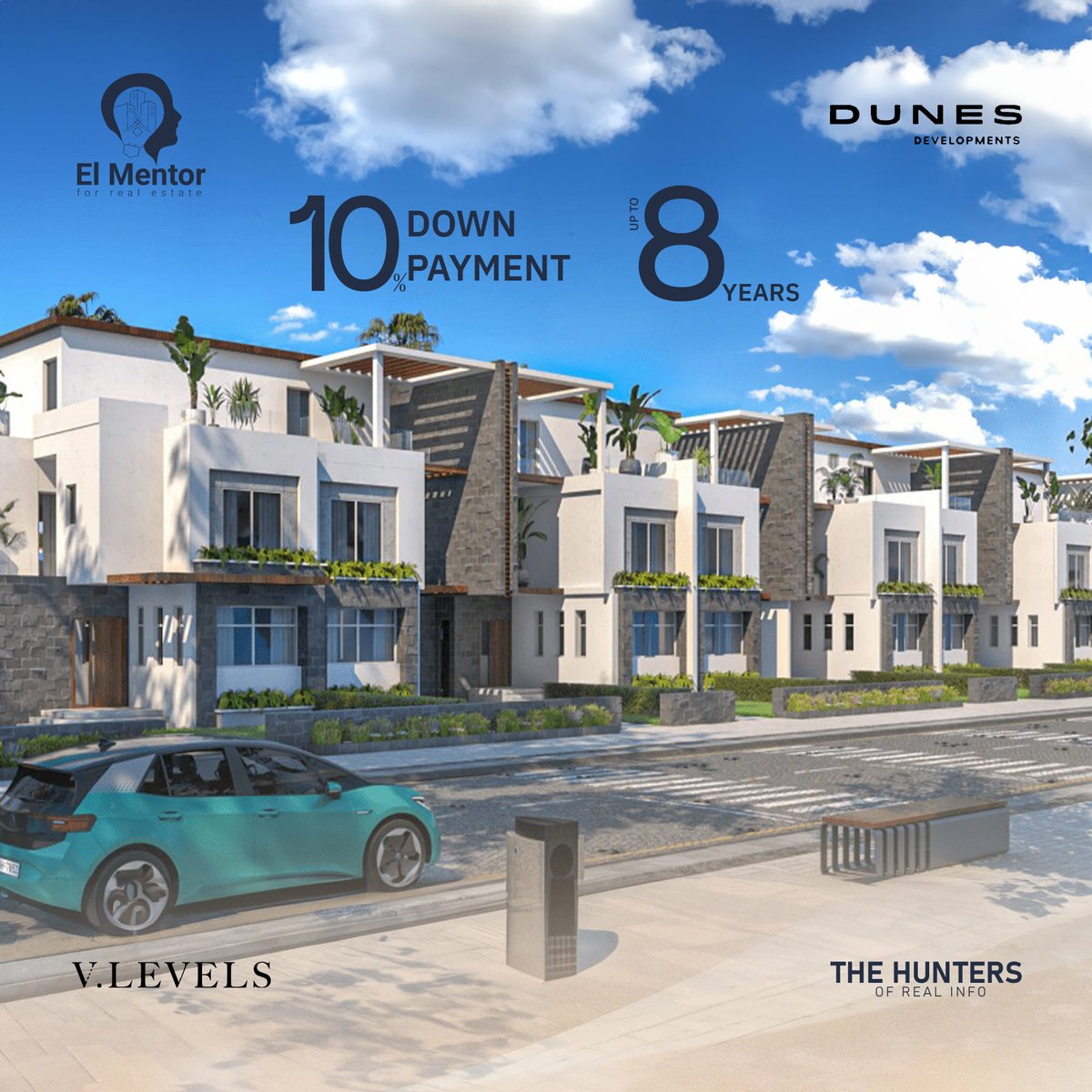 بمقدم 10% وتقسيط لحد 8 سنين
بنسبة إنشاءات تعدل الـ 65%
احجز بيتك دلوقتي في كمبوند V levels الشيخ زايد
من شركة Dunes Developments
5 دقايق من مول العرب وميدان جهينة وتاني نمره من وصلة دهشور
بمساحات متنوعة تبدأ من 186 متر
سيبلنا أسئلتك عن المشروع في كومنت وفريقنا هيتواصل معاك