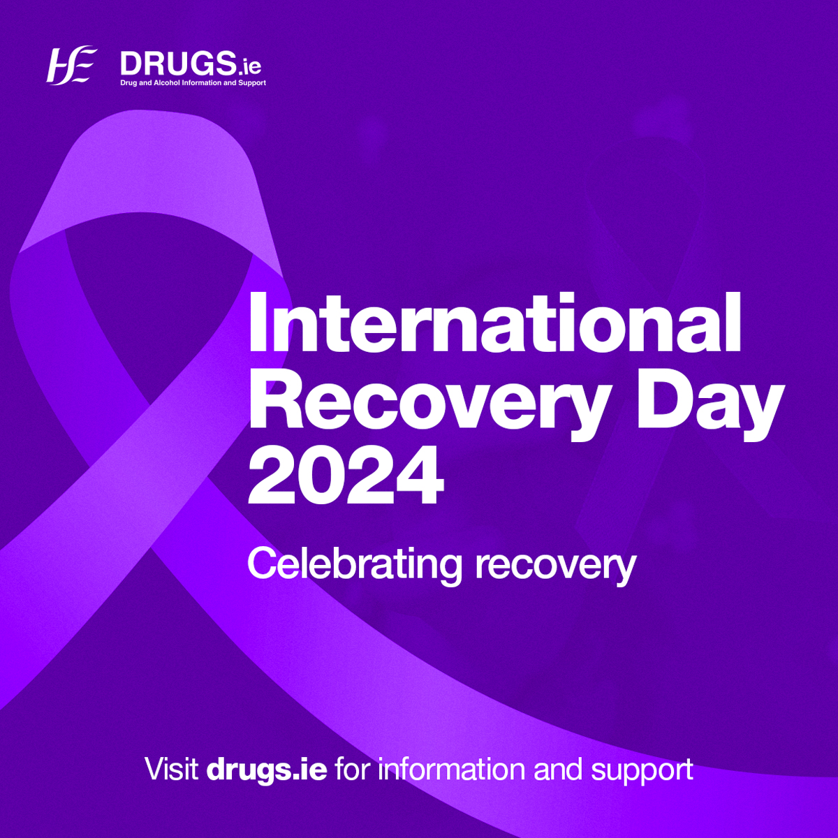Today is #InternationalRecoveryDay which aims to highlight the topic of substance recovery and recognise the significance of recovery in people's lives.  Recovery is for everyone, every family and every community.