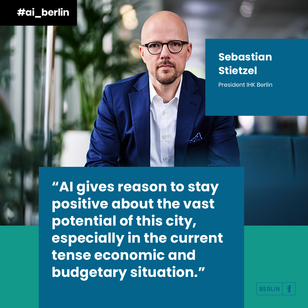 How are companies in Berlin actually integrating #AI? Time for a chat with <a href="/ihkberlin/">IHK Berlin</a>'s President Sebastian Stietzel about the the importance of the technology for the economy, Berlin's booming ecosystem and their upcoming “Future Forum AI” ➡️bit.ly/SebastianStiet… #ai_berlin