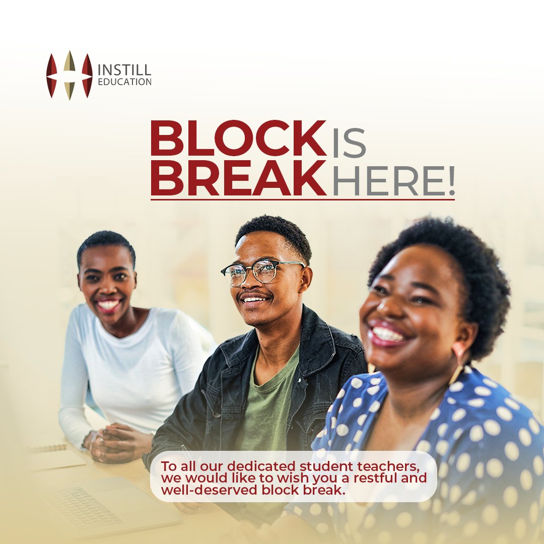 Instill_Edu's tweet image. ✨ Block Break is here! ✨ Time to rest, recharge, and reset. Take this break to focus on you. What’s your plan for unwinding? 📖🌿 #BlockBreak #InstillEducation #PGCE