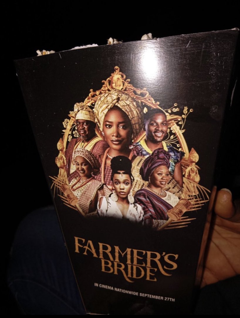 Steph 👗✂️ (@itzsteppie) on Twitter photo I know we’re all quick to judge Nollywood, but I think <a href="/FilmOneng/">FilmOne Entertainment</a> outdid themselves with this movie. 👌🏾
Tobi Bakre and Gbubemi deserve all their flowers 💐
I promise you won’t regret seeing it.
#FarmersBrideMovie #FarmersBride I know we’re all quick to judge Nollywood, but I think <a href="/FilmOneng/">FilmOne Entertainment</a> outdid themselves with this movie. 👌🏾
Tobi Bakre and Gbubemi deserve all their flowers 💐
I promise you won’t regret seeing it.
#FarmersBrideMovie #FarmersBride