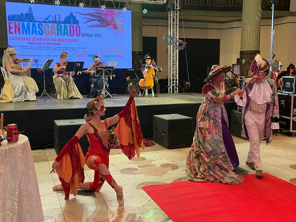 🟣 IBiS con la sociedad |

El sábado 28 estuvimos en el Carnaval Veneciano de #Enmascarado 2024, el evento que promueve la Asociación #MarcoLuna en beneficio de la investigación contra el #cáncer.

En esta ocasión, se celebró en distintos espacios del Casino de la Exposición. 🎭