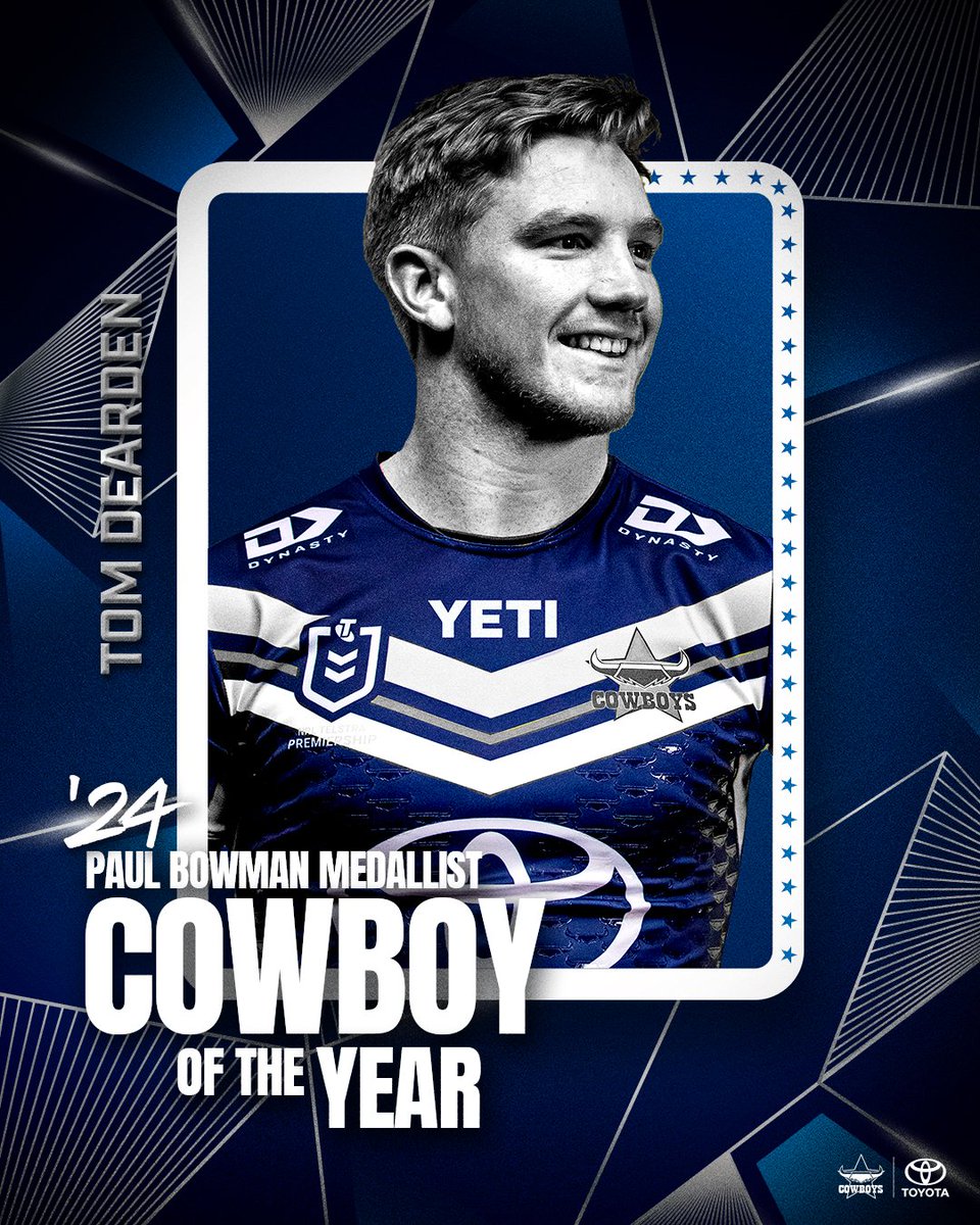 nthqldcowboys's tweet image. The youngest co-captain in Cowboys history becomes the third youngest Paul Bowman Medalist!
➡️ LIVE: bit.ly/24LiveUpdates
