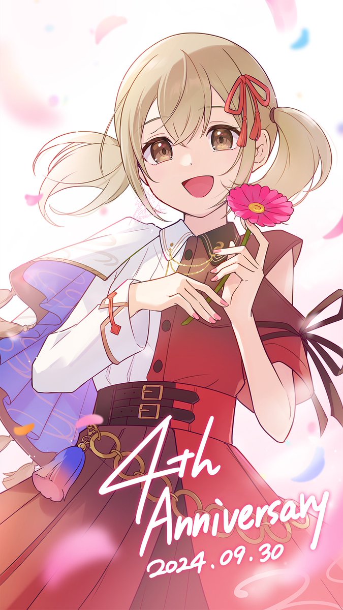 プロセカ「4周年!おめでとうございます#プロセカ4周年 #プロセカ4周年イラスト #prs」|神奈ぺろん🐇のイラスト