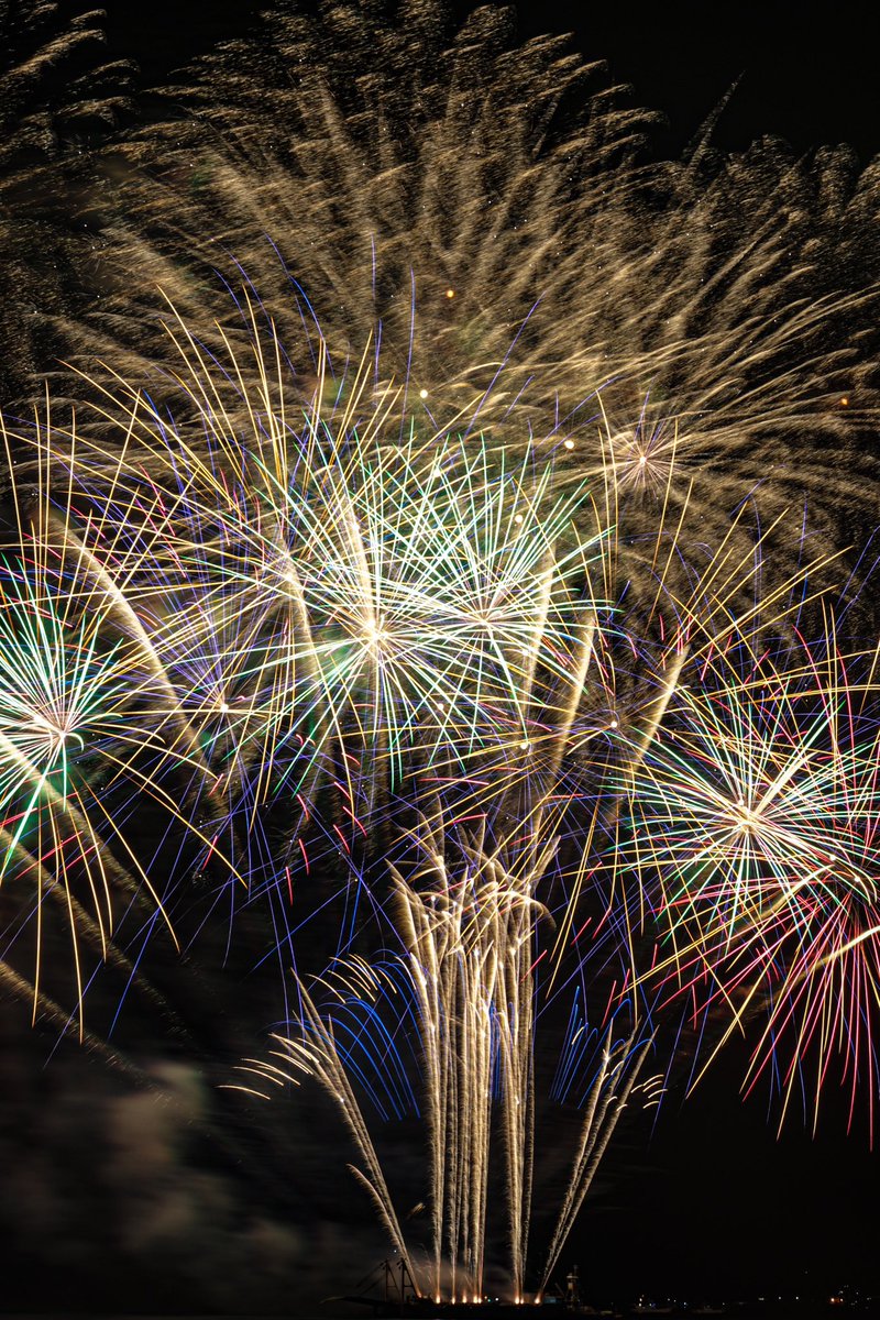 今年初の花火大会