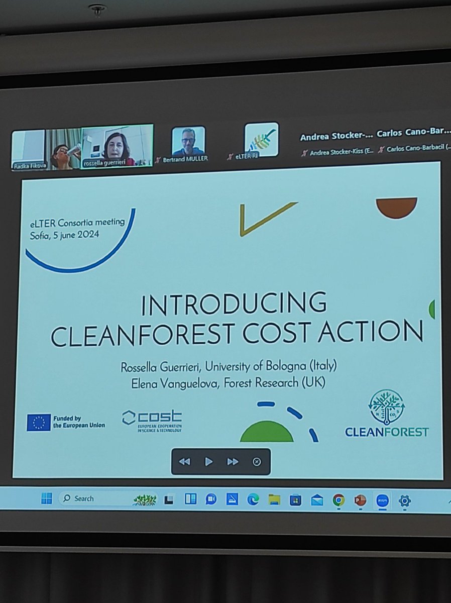 CA_Cleanforest's tweet photo. #CLEANFOREST was at the #eLTER Consortia meeting in Sofia! Chair Rossella Guerrieri presented the Action during the plenary session, and along with Klaudia Ziemblińska, shared insights on empowering young researchers at the Early Career session. 
@COSTprogramme https://t.co/saT1v4RkXP