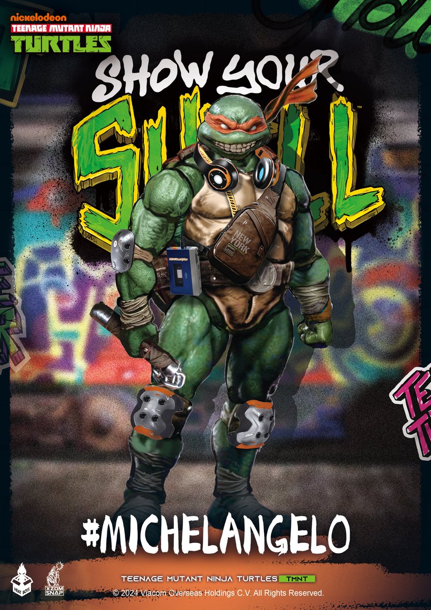 HEATBOYSGlobal's tweet photo. WONDER FESTIVAL 2024 SHANGHAI New Release: 
Cowabunga! Officially licensed by Nickelodeon, inspired by the design of the classic animated characters in 1987 and skillfully integrating the individuality of the Mecha Turtle concept, we are proud to present the “HEATFIG8” series! https://t.co/Cd0YjdTy1V