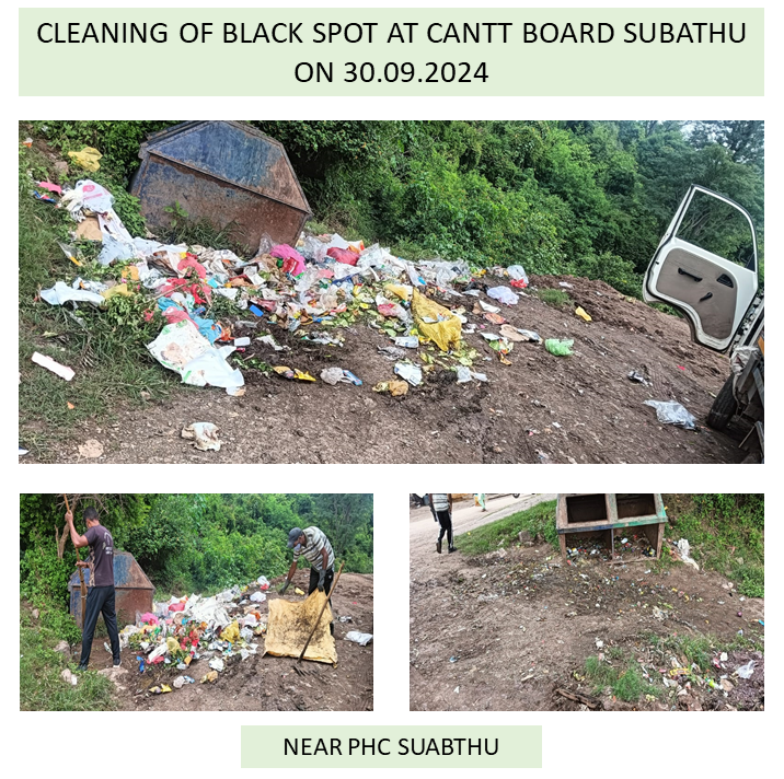 BoardSubathu's tweet photo. Saluting the dedication of our sanitation heroes. Cleaned up a black spot, making Subathu shine brighter.
#SwachhataHiSeva2024 #SwachhBharatMission #Subathu #SwachhBharat
@SpokespersonMoD
@prodefencechan1
@MoHUA_India https://t.co/9ADF5I14Vp