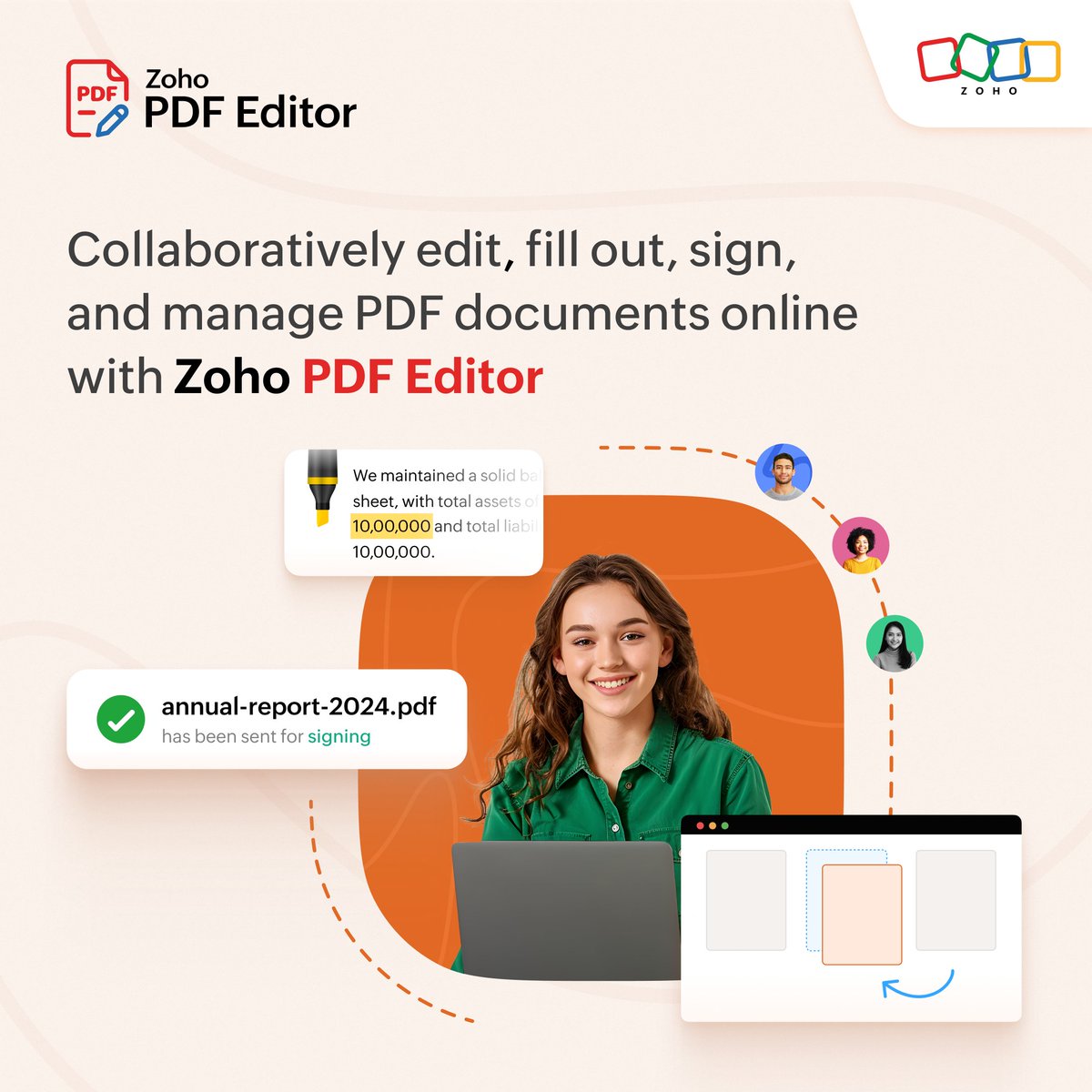 Zoho PDF editor (@zohopdfeditor) on Twitter photo Have you tried the all-new Zoho PDF Editor yet? If not, now's the perfect time! Edit content, create fillable forms, insert sign fields, collaborate in real-time, and much moreโall in one place. Get started today ๐ pdf.zoho.com
<a href="/ZohoWriter/">Zoho Writer</a> <a href="/ZohoWorkplace/">Zoho Workplace</a> Have you tried the all-new Zoho PDF Editor yet? If not, now's the perfect time! Edit content, create fillable forms, insert sign fields, collaborate in real-time, and much moreโall in one place. Get started today ๐ pdf.zoho.com
<a href="/ZohoWriter/">Zoho Writer</a> <a href="/ZohoWorkplace/">Zoho Workplace</a>