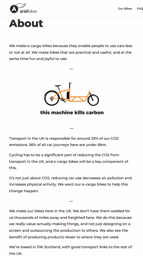 SpokesLothian's tweet image. Win a Scotland-built #CargoBike in this survey by #ArielBikes

--&amp;gt;arielbikes.com/survey/

HT @edi_dot_bike