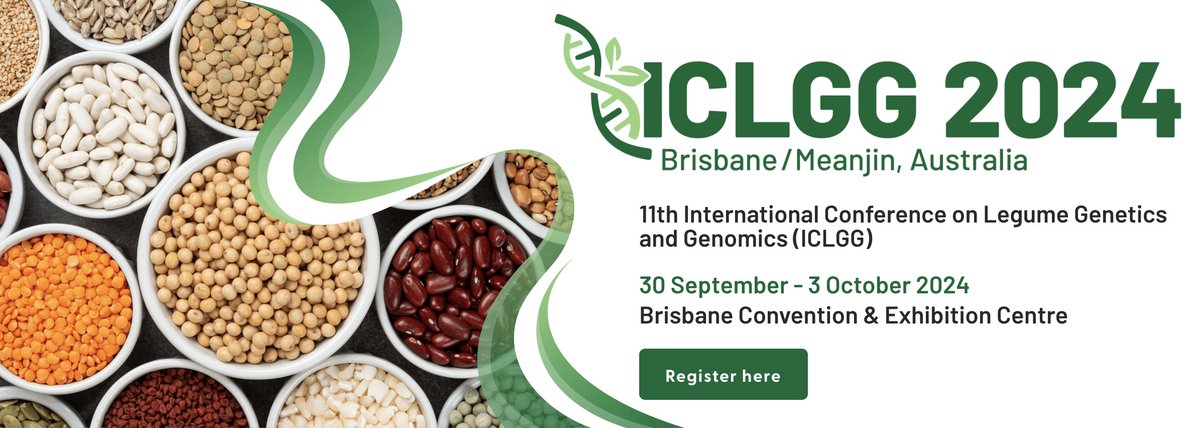 The International Conference on Legume Genetics and Genomics commences today! I hope it's a great conference for anyone joining in Queensland, Australia. 

Learn more about the conference here: iclgg2024.org