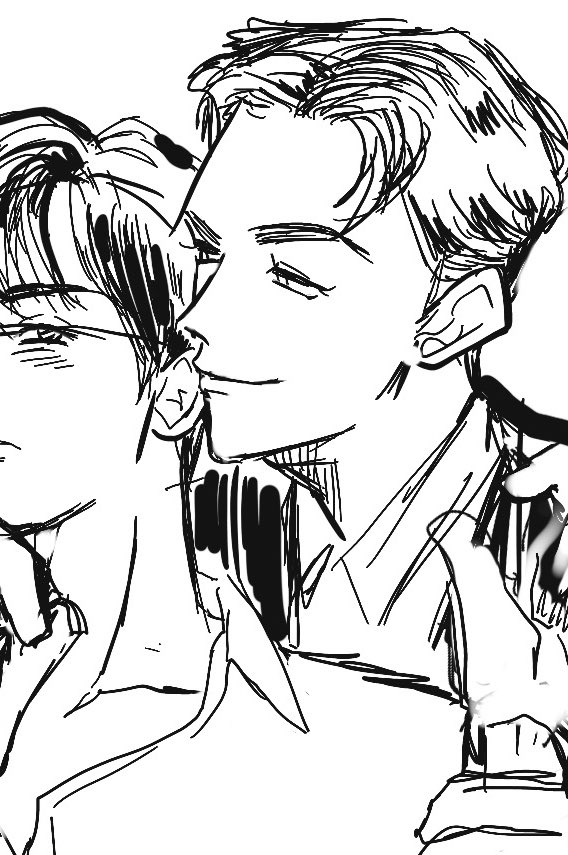 1. 10월 11일 <맨 인더 미러> 단행이 짧은 외전과 함께 리디북스에서 출간됩니다! 본편도 깔끔하게 다듬었고 외전은 귀여워요. 안 써본 스타일이라 재밌었던.🪞❤️

2. 차기작은 계약 연애를 고민하다가 스토리를 발전시켜서 스폰으로 결정했어요(?) 즐겁다 비엘 후후.. 낙서로 캐디 스포 살짝!💵