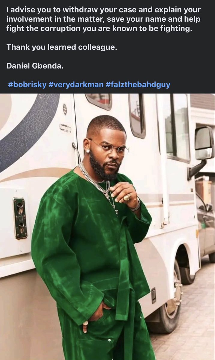 What do you guys think about this???

National Assembly 
Verydarkman #Protest Falz