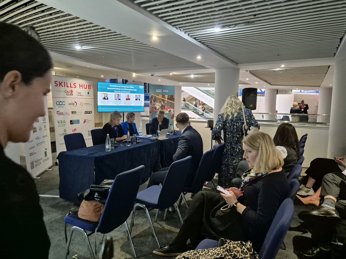 The @aocinfo session at the #SkillsHub at #CPC2024 is about to begin. Come and join us on the Mezzanine near the main hall