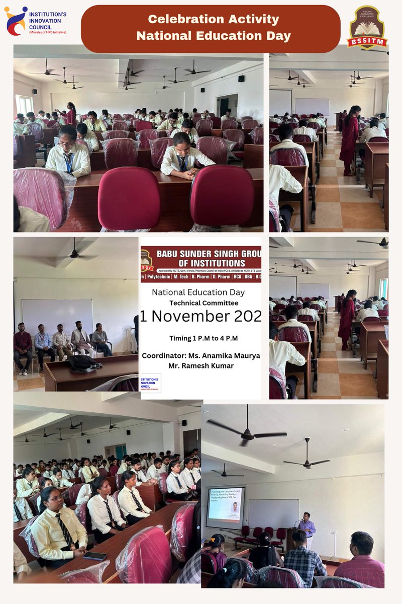 bssitmlko's tweet photo. National Education Day @bssitmlko 
@BssitmIic https://t.co/3nZhGwtJw2
