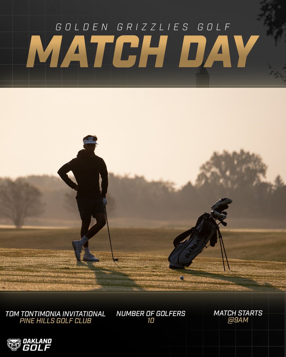 ✨ Rise and Shine ✨

🗓️ Tom Tontimonia Invitational
🕙 9:00 AM
📍 Pine Hills Golf Club
📊 scoreboard.clippd.com/tournament-lea…