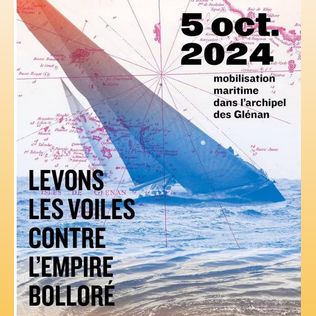 MorizurC's tweet photo. A la Une de "La Revue de la Z'maine"de PrendreParti : 3 associations pour 1 "Dimanche d'EAUtomne", le centre de thalasso qui va bétonner une plage populaire du Morbihan, mobilisation en mer pour stopper la pieuvre Bolloré, le fascisme et la bollosphère... https://t.co/Pb5huhXduQ https://t.co/hcpg0HsSFp