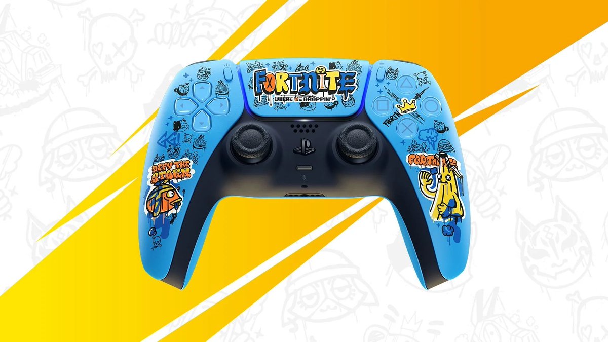 Micromania_Fr's tweet photo. Que pensez-vous de cette DualSense édition limitée Fortnite ? Donnez votre avis en réponse ⤵️ https://t.co/L3vpmtwSSR