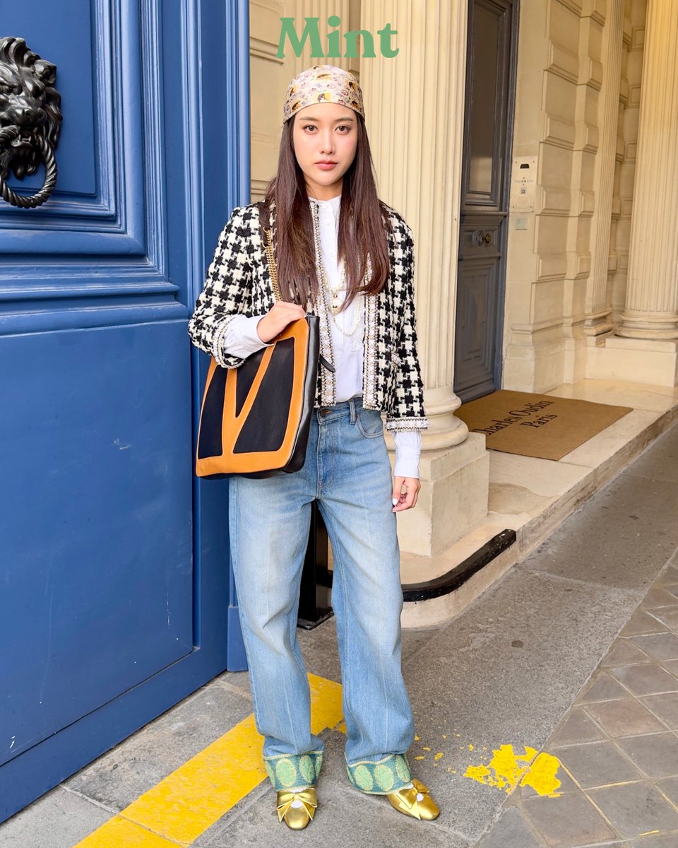 mintmag_th's tweet photo. #MintReports ส่งอีกความสวยของสาว #ฟรีนสโรชา ขณะที่มาชม Resee ของ Maison Valentino Spring / Summer 2025 ในวันนี้ ณ กรุงปารีส ฝรั่งเศส  💚

PAVILLON DES FOLIES X SAROCHA
#PavillonDesFoliesxFREEN 
#ValentinoSS25xFreen 
#srchafreen 
#VALENTINOGARAVANI 
#PavillonDesFolies 
#MintMagTH https://t.co/bwhxHf923t