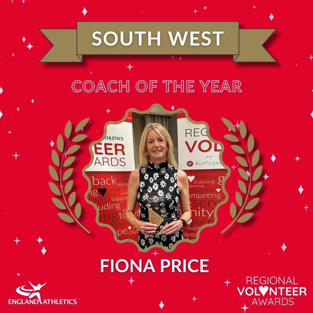 EnglandAthletic's tweet image. Coach of the Year is awarded to Fiona Pryce from @AvonValleyRun. She is a leading light in the club's coaching programmes, successfully training juniors through to masters athletes. She is also a brilliant and inspiring mentor to other coaches and many run leaders in the club!