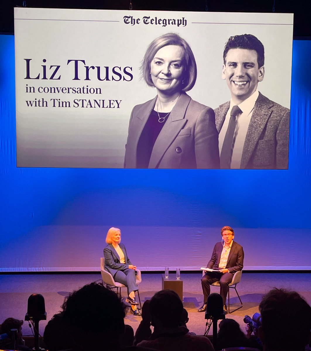 <a href="/CityAM/">City A.M.</a> <a href="/trussliz/">Liz Truss</a> Liz Truss says: “I think we're already in socialism. This is already, we're already a socialist country.

“The government is spending 45% of GDP. We have huge swathes of the economy controlled by regulation and the bureaucracy, and a government saying, ‘we need more of that’.”