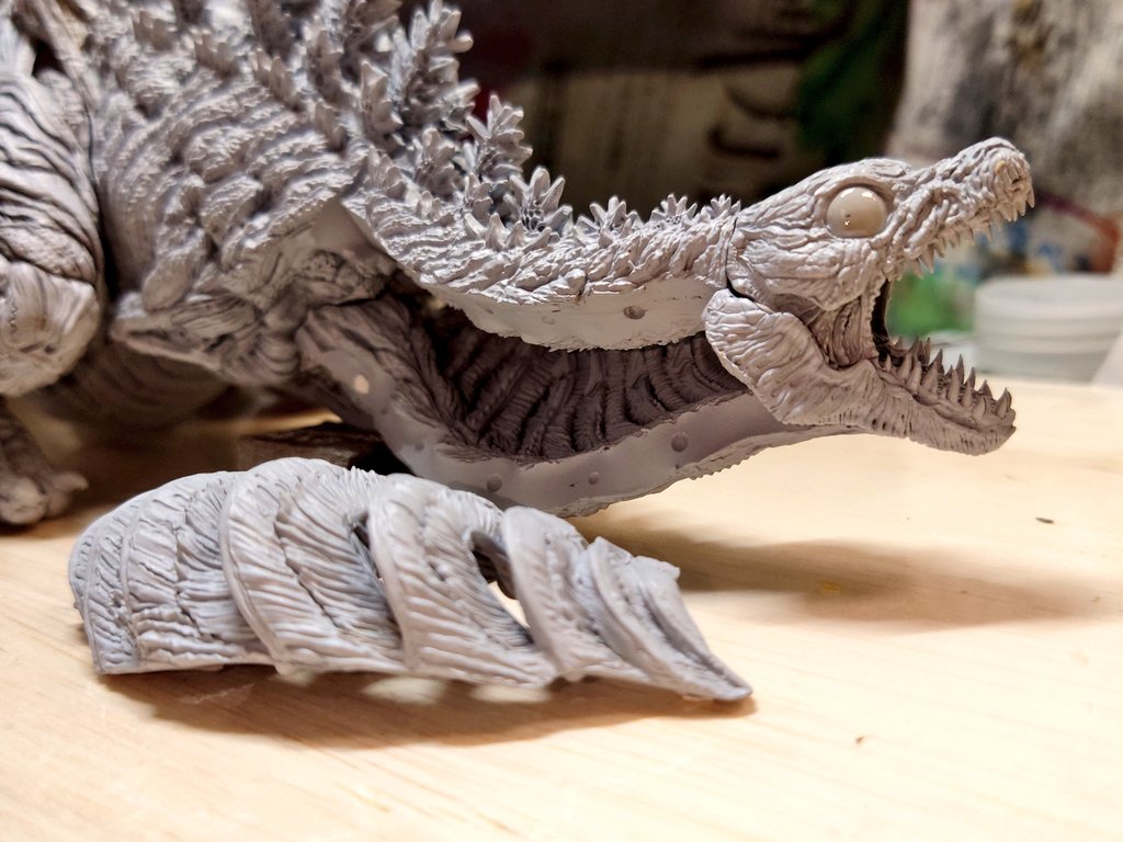 ゴジラ第2形態 版権許諾頂きました！！ 11/2にある #ホビーラウンド31