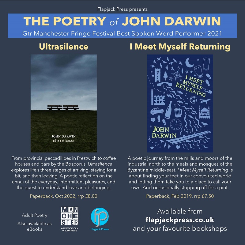 Celebrate all things poetic with <a href="/DarwinPoet/">John Darwin</a> and special guest <a href="/CiaranHodgers/">Ciarán Hodgers</a> on Tues 1st Oct at Crooked Poets, <a href="/CrookedManBar/">The Crooked Man Bar</a>, Prestwich.
7.30pm doors for an 8pm start.
facebook.com/events/5138230…
#poetry #spokenword <a href="/MCRCityofLit/">Manchester City of Literature</a>