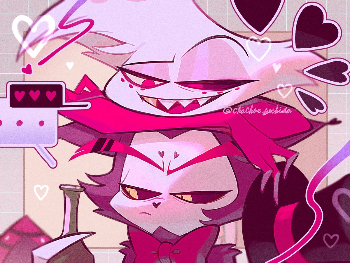 chachae_yoshida's tweet image. 🕷️🖤🐈⬛
#HazbinHotel
#HazbinHotelFanart
#HazbinHotelAngelDust
#HazbinHotelHusk
#huskerdust