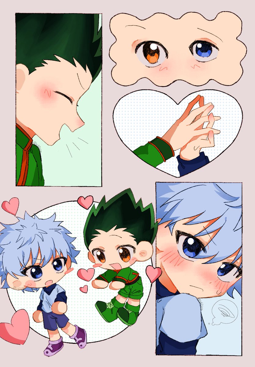 v62bvw's tweet photo. ゴンキル　#hxh #hxhfanart #ゴンキル https://t.co/oDOU6Y6VcE