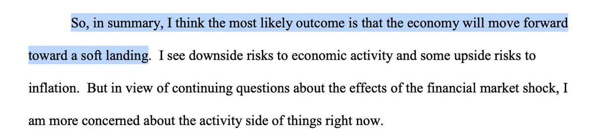 NorthmanTrader's tweet image. San Francisco Fed president Janet Yellen on October 30, 2007 (page 40) 6 weeks before the recession began:
federalreserve.gov/monetarypolicy…