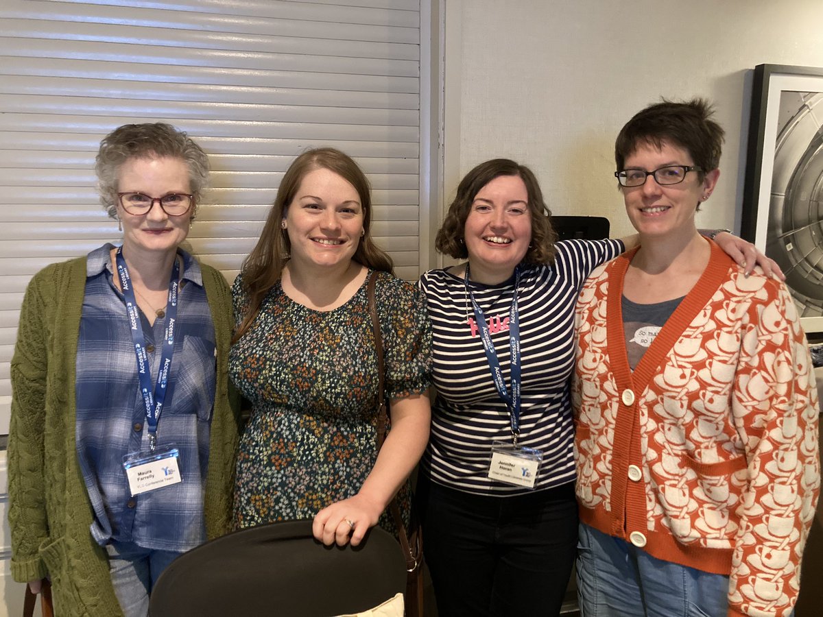 The amazing Conference Team behind #YLG24Gla! Thank you all for such a fabulous time! <a href="/JL_Horan7/">Jennifer Horan</a> <a href="/blikablika/">💙</a> <a href="/CassieKempSLS/">Cassie 🌻⚡📚</a> <a href="/CazApr1/">Caroline Fielding</a> <a href="/youthlibraries/">YLG Committee</a>