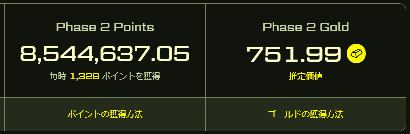 KagurazakaF's tweet image. ゴールドが配布されました✨

#Blast $BLAST

#Thruster メインで突っ込んでます♪

来年6月までの超長丁場なので全くお勧めしませんが、「穴場感」だけは満載ですぜぇ、兄貴＆姉貴😇

先日、まだ #Blast やっている「バカ」であることを吐露してしまったので、責任取って継続開示予定です...…