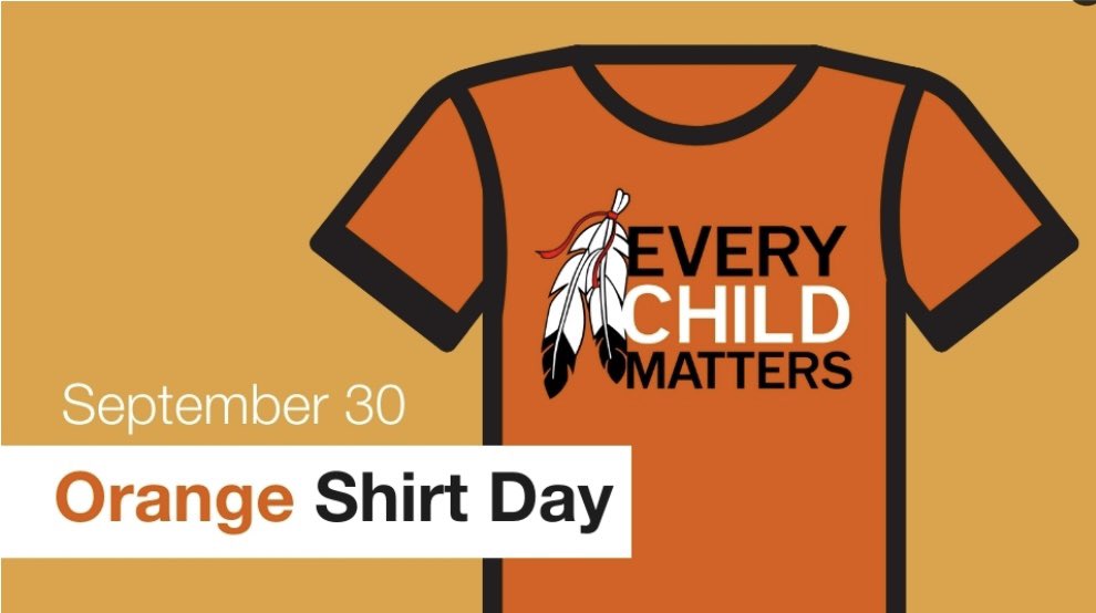 Today, September 30th, is #OrangeShirtDay and National Day for Truth &amp; Reconciliation. Today, we honour our Indigenous communities and those affected by the residential school system; in the spirit of reconciliation and hope for future generations to come. #EveryChildMatters
