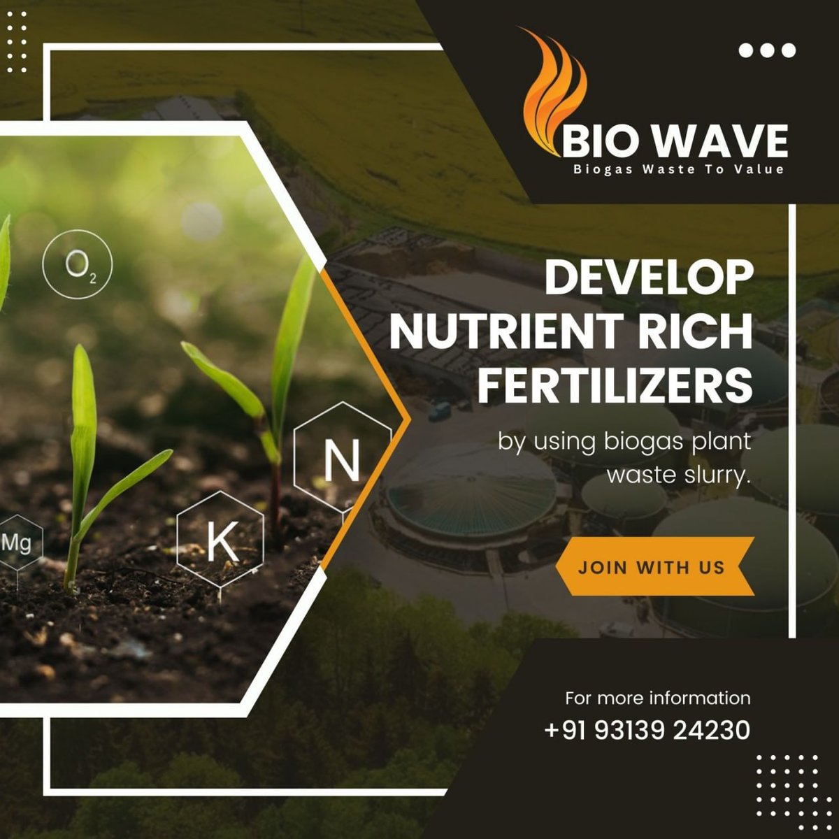 BiowaveTechno's tweet photo. Redefining waste management: generating biogas from slurry to create a cleaner, more sustainable environment. ♻️
.
Visit Us @
https://t.co/wlbnaiUqTz
Or Contact us @ (+91) 9313924230
.
.
#BiogasEnergy #RenewableFuel #EcoFriendlyPower #SustainableFarming #GreenTechnology https://t.co/e3S3yhPbZh