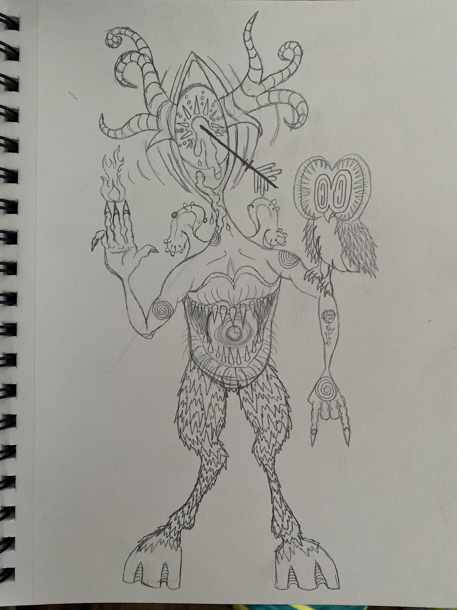 thenoodle_dood's tweet photo. Feed Me 
 
#artist #finishedart #spiritualart #watercolorart #drawings #artistsonX #illustratorofX #spiritualawakening 
#pensketch #creatures #creaturedrawing #characterdrawing  #creaturedoodle  #spiritualchanneling #mixedmediadrawing https://t.co/NGw03v11UK