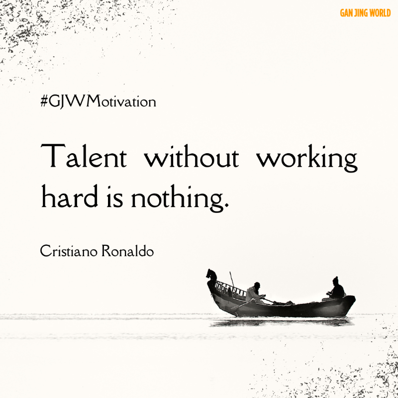 GanJingWorld's tweet photo. "Talent without working hard is nothing." 💪
Effort shapes talent into greatness. Hustle makes all the difference.
#Motivation #QuoteoftheDay #HardWork #TalentInAction