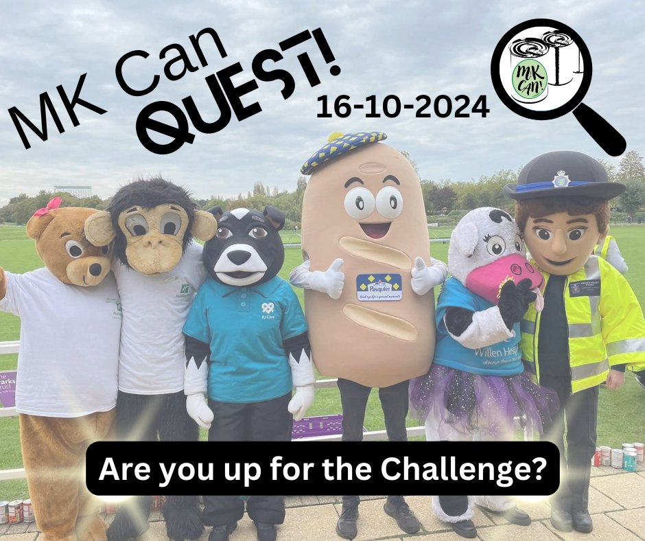 MK Can Quest
Todays the day! If you fancy getting competitive &amp;joining a whole host of businesses &amp; groups in Milton Keynes, then networking with drinks and pizza afterwards - what are you waiting for?
Please help MK Food Bank this winter:
mkfoodbank.org.uk/mk-can-quest/
#share #mkcan