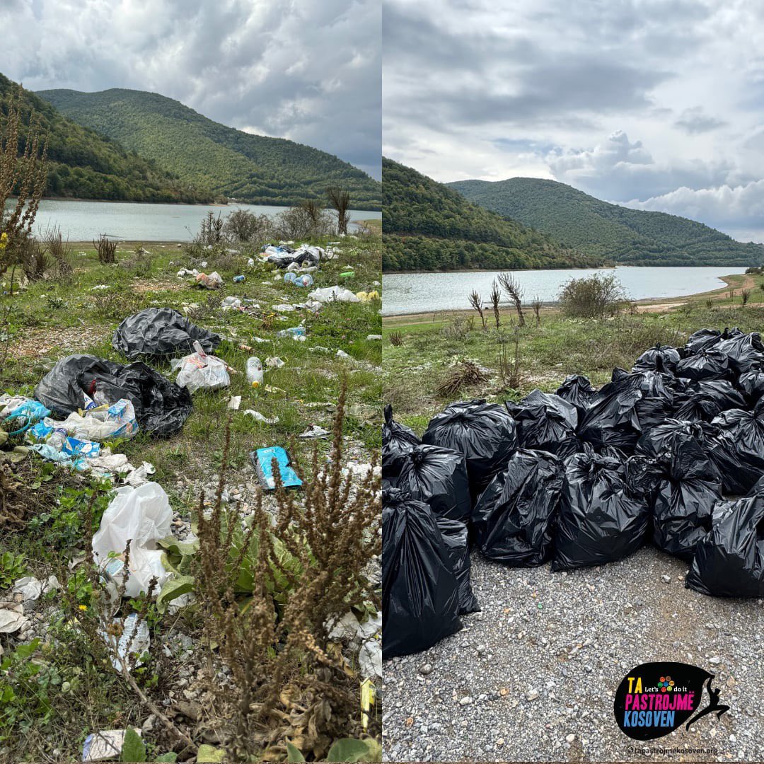 LetsdoitTPK's tweet photo. Before and After Photos: Cleaning of Badovc Lake and Garibaldi Street in Prishtina on World Cleanup Day!

#WorldCleanupDay2024 #MakeRoomForLife #TaPastrojmeKosoven #LetsDoItKosova https://t.co/cSsD518Vbf