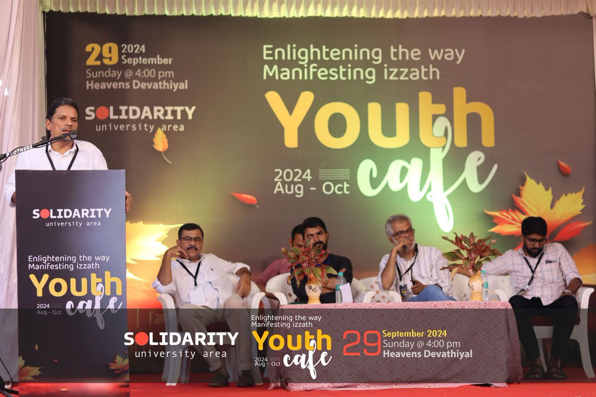 solidaritymlpm1's tweet photo. 'Enlightening the way Manifesting izzath'

Youth Cafe
2024 Aug 01 - Oct 31

04:00 pm to 049:00 pm
2024 September 29 Sunday
Heavens Devathiyal

#solidaritymalappuram #familyfirst #YouthCafe #Family #familytime #solidarityymkerala https://t.co/XfoUQhC4fA
