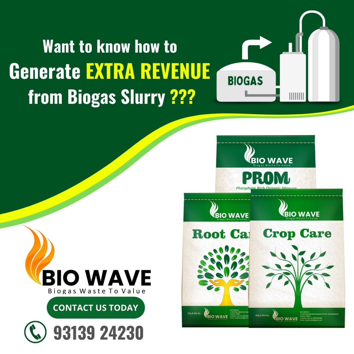 BiowaveTechno's tweet photo. Redefining waste management: generating biogas from slurry to create a cleaner, more sustainable environment. ♻️
.
Visit Us @
https://t.co/wlbnaiUqTz
Or Contact us @ (+91) 9313924230
.
.
#BiogasEnergy #RenewableFuel #EcoFriendlyPower #SustainableFarming #GreenTechnology https://t.co/wzaHuezy3O