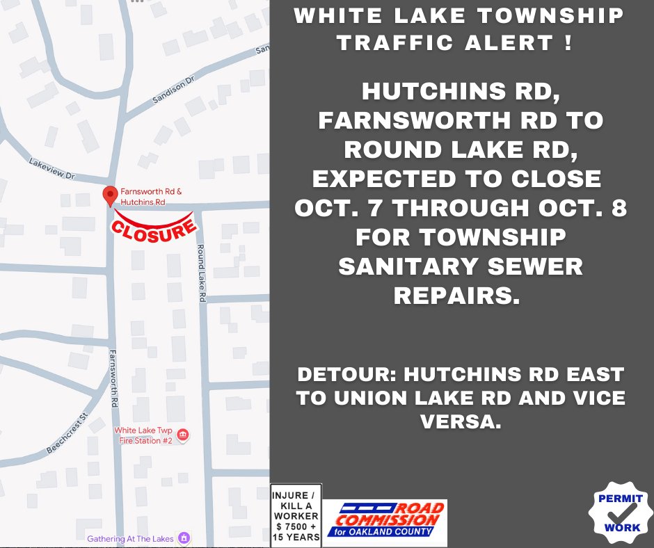 Oakland County Roads, Michigan tweet media