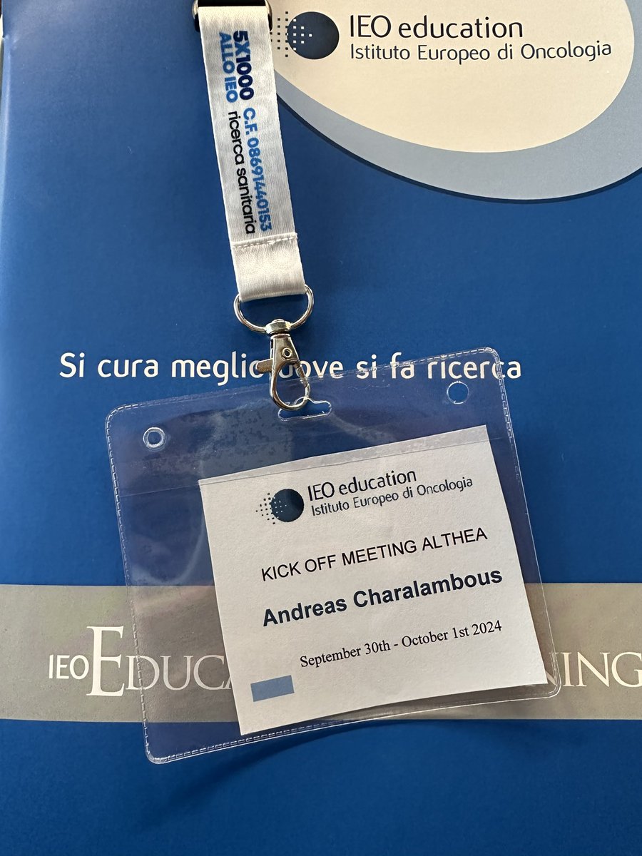 Andreas Charalambous (@andreasc466) on Twitter photo In <a href="/IEOufficiale/">IEO</a> for the kick-off meeting for the #ALTHEA project led by <a href="/GPravettoni/">Gabriella Pravettoni</a> - Our participation on the project will offer consultancy and advisory input across the development and implementation of the project <a href="/EU_HaDEA/">HaDEA</a> <a href="/EuropeanCancer/">European Cancer Organisation</a> In <a href="/IEOufficiale/">IEO</a> for the kick-off meeting for the #ALTHEA project led by <a href="/GPravettoni/">Gabriella Pravettoni</a> - Our participation on the project will offer consultancy and advisory input across the development and implementation of the project <a href="/EU_HaDEA/">HaDEA</a> <a href="/EuropeanCancer/">European Cancer Organisation</a>