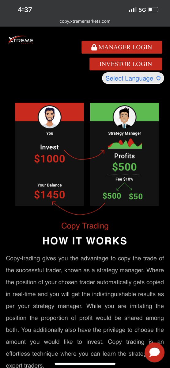 All you actually require sometimes is the right information. 

It comes with being in the right circle. 

It also comes with utilizing the knowledge shared around you. 

Financial freedom is relative. But attainable by Copy Trading other people’s trade. 

I want to onboard as