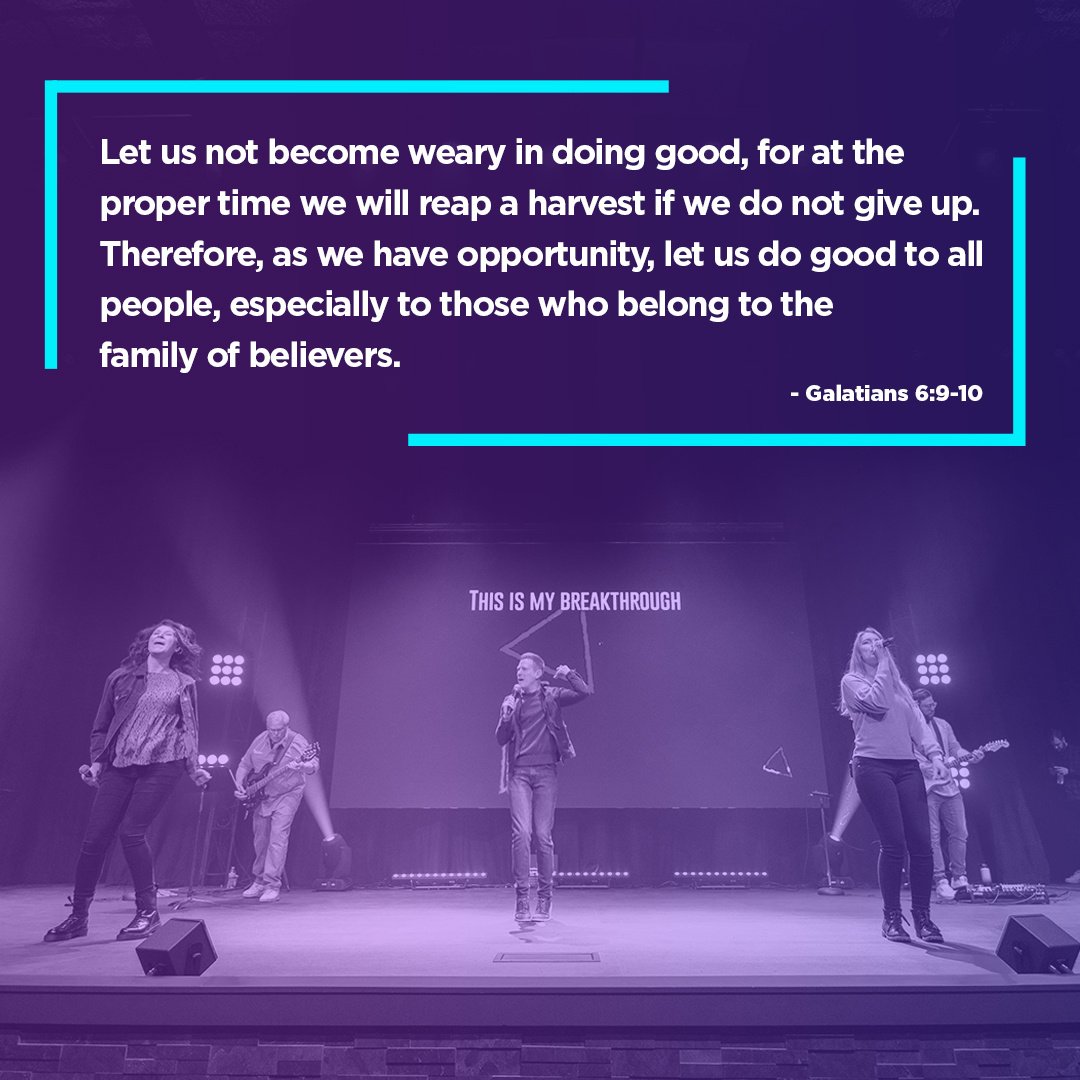 AvlVantage's tweet photo. Keep Doing Good

Galatians 6:9-10 encourages us to keep going. Your work will bear fruit in time, so serve with excellence for your church family. What you do matters—stay the course.

#ChurchTech #TechMinistry #ChurchLeadership https://t.co/WAHM1XTcxv
