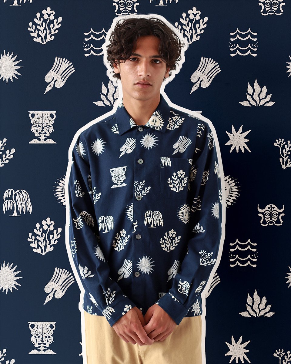 far___afield's tweet image. The Busey Shirt in Heavyweight Brushed Twill, featuring motifs inspired by Icelandic mythology. 🇮🇸 #farafield

farafield.uk/collections/sh…