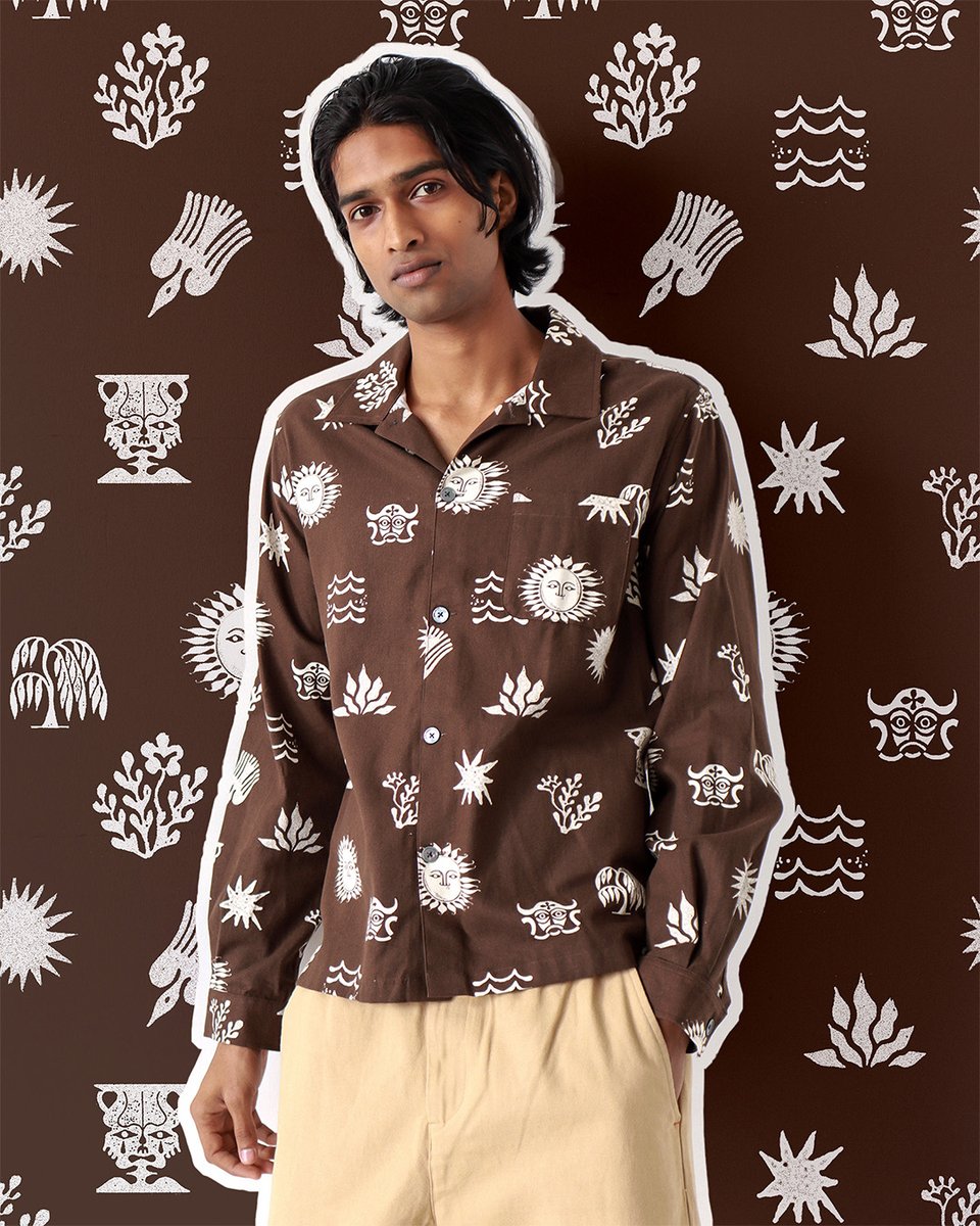 far___afield's tweet image. The Busey Shirt in Heavyweight Brushed Twill, featuring motifs inspired by Icelandic mythology. 🇮🇸 #farafield

farafield.uk/collections/sh…