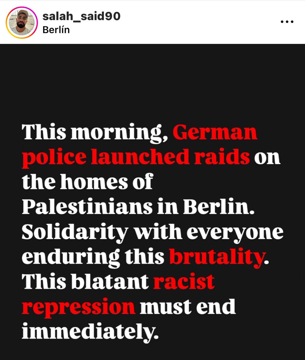 LeilZahra's tweet photo. #Germany while continuing its complicity in #Israel’s genocide, and while Israel is plunging the world into a horrific nightmare, the news today: 
- raids on #Palestine solidarity & Palestinian activists. 
- leaking personal data of activists to Zionist German media.

This is #Deutschland. Boycott it, boycott German products, boycott everything about this Zionist cesspool!