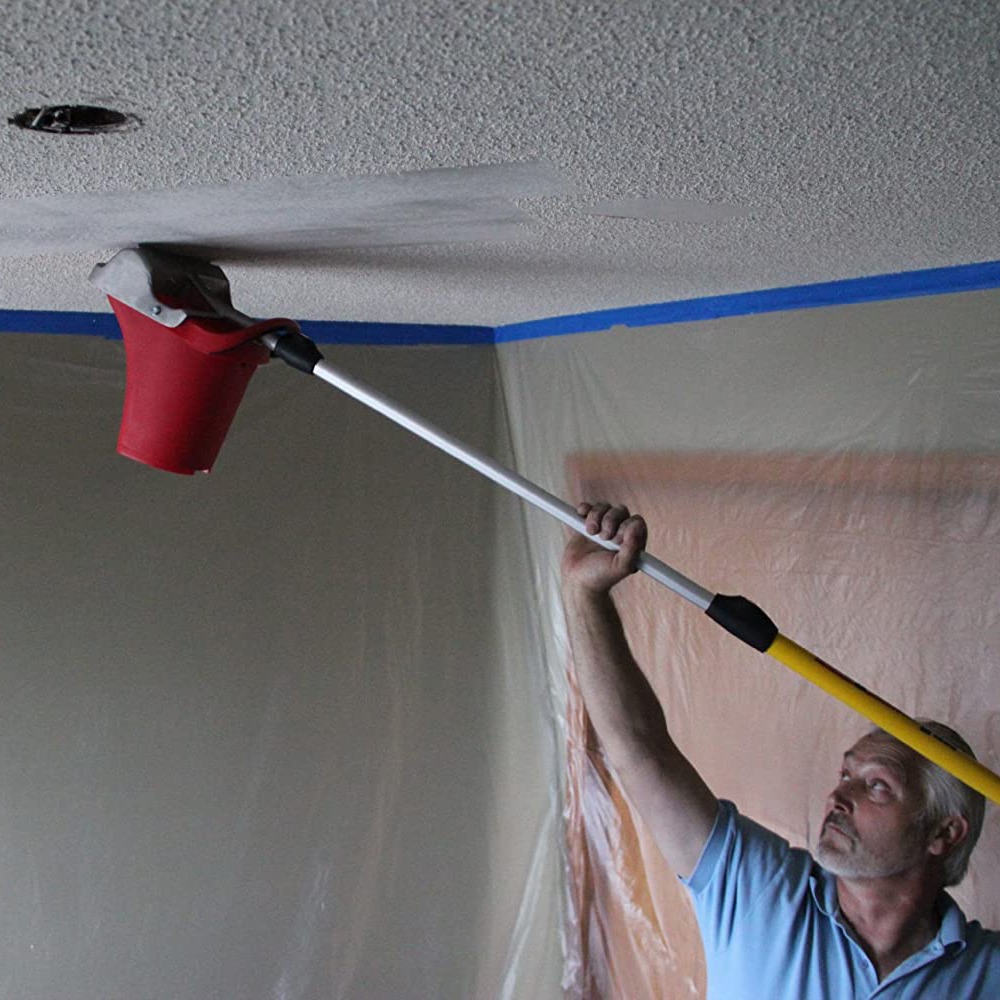 UnicunShop's tweet photo. Say "Hasta la vista" to your popcorn ceiling! π The Texture Terminator is here to save your ceilings (and your sanity)! πͺ Get smooth, modern results with ease. https://t.co/zawAk9i5a6 #homeimprovement #ceilingmakeover #diyprojects https://t.co/MLebCNKJs7