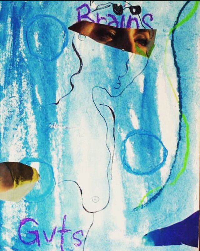 Brucethomasart's tweet photo. Brains Guts and glasses https://t.co/5ucRS8A2rD